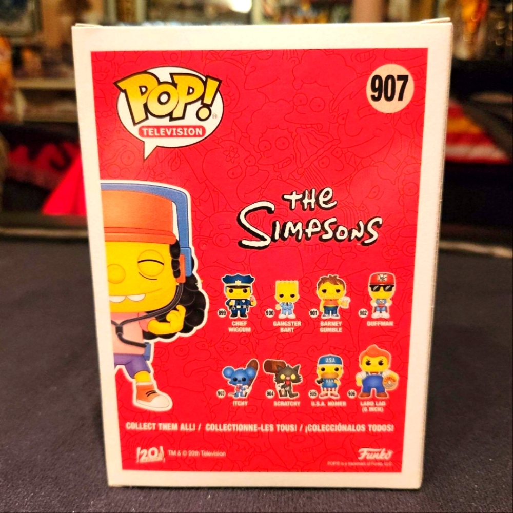 The Simpsons Otto Mann Target Con 2021 Limited Edition Funko Pop #907 - Picture 2 of 2